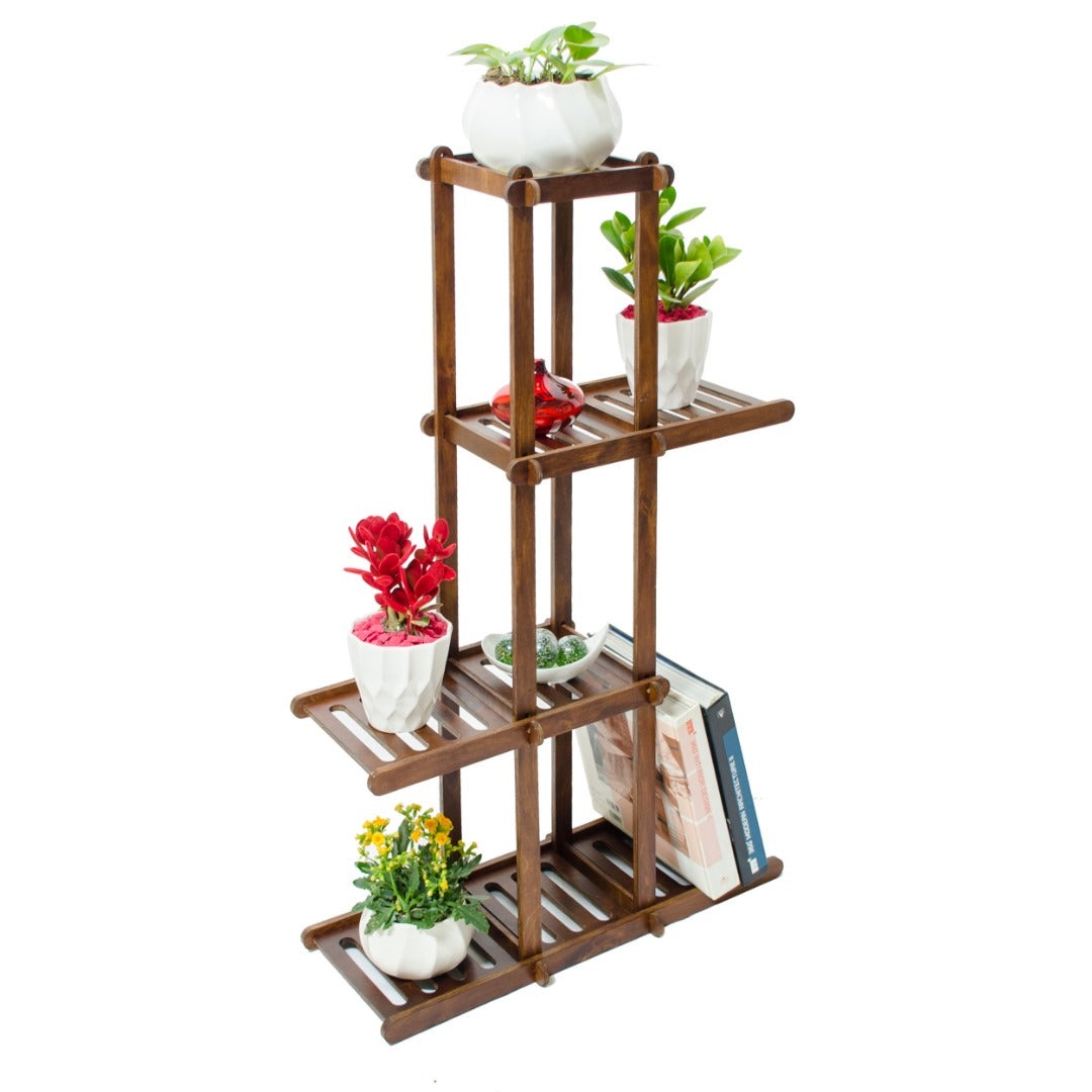 Pflanzenständer aus Holz